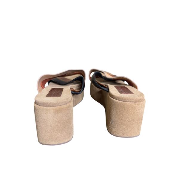 Pedro Garcia NWOB Nirou Platform Sandal in Multi Vachetta Size 39.5 - Picture 7 of 9